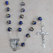 Cloisonne beads rosary